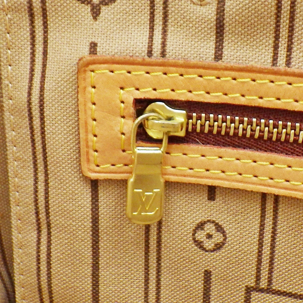 LOUIS VUITTON Neverfull Monogram Tote Bag Shoulder Leather